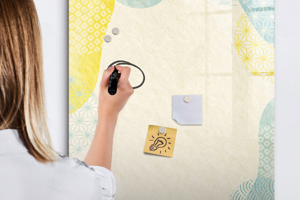 Magnetic dry erase board A creative space for memories and photos