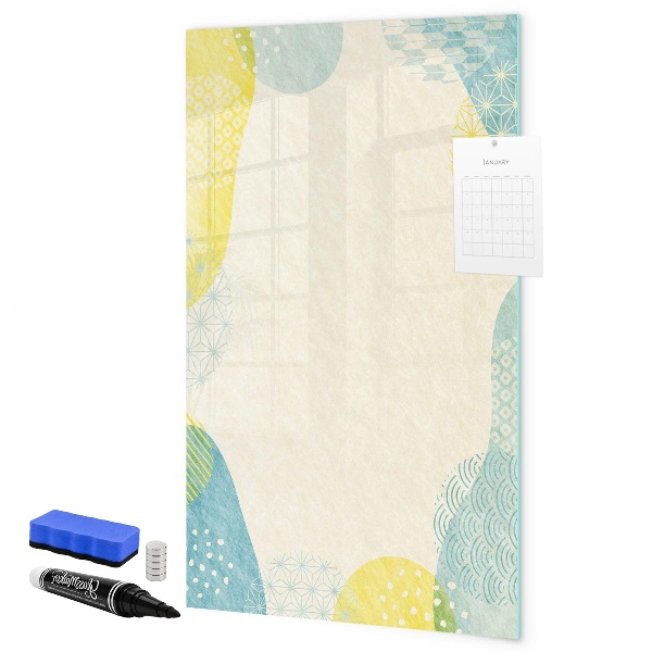 Magnetic dry erase board A creative space for memories and photos