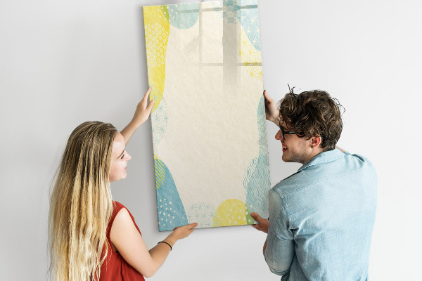 Magnetic dry erase board A creative space for memories and photos