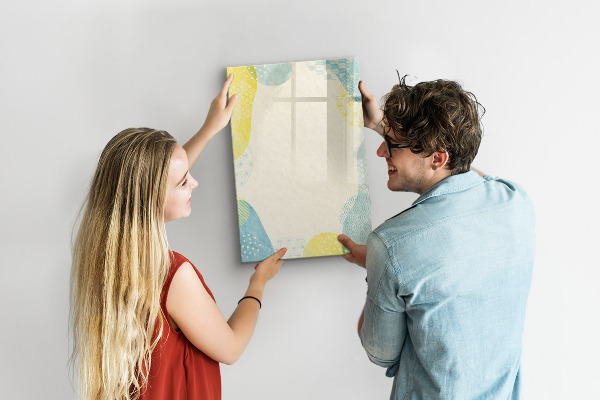 Magnetic dry erase board A creative space for memories and photos