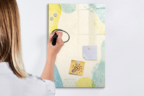 Magnetic dry erase board A creative space for memories and photos