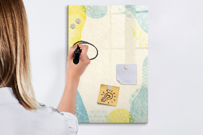 Magnetic dry erase board A creative space for memories and photos