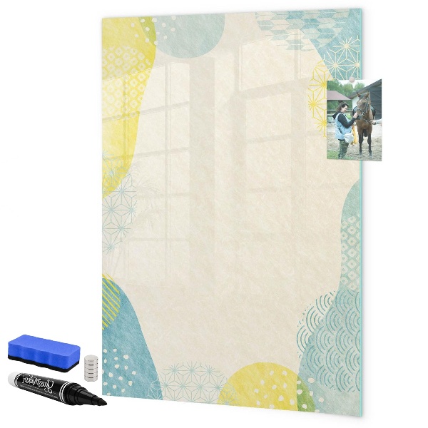Magnetic dry erase board A creative space for memories and photos