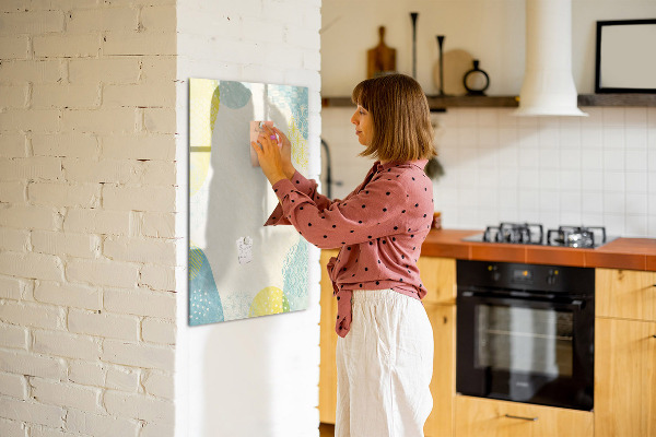Magnetic dry erase board A creative space for memories and photos