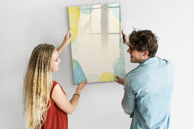 Magnetic dry erase board A creative space for memories and photos