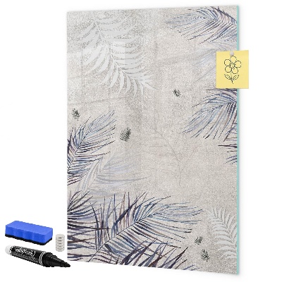 Dry erase board magnetic Stylish photo board with plants