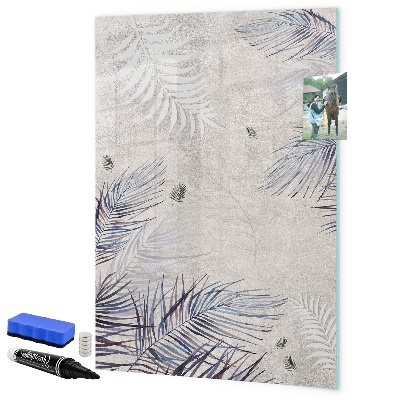 Dry erase board magnetic Stylish photo board with plants