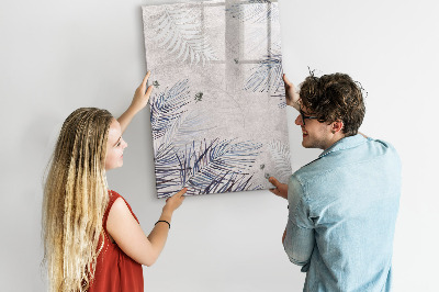 Dry erase board magnetic Stylish photo board with plants