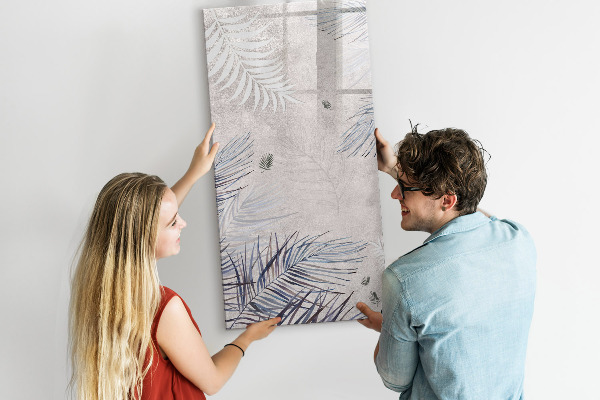 Dry erase board magnetic Stylish photo board with plants