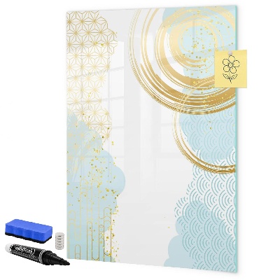 Magnetic dry erase board A creative space for memories and notes