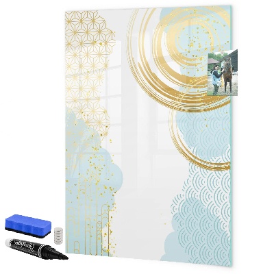 Magnetic dry erase board A creative space for memories and notes