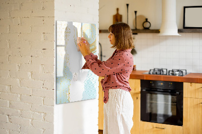 Magnetic dry erase board A creative space for memories and notes