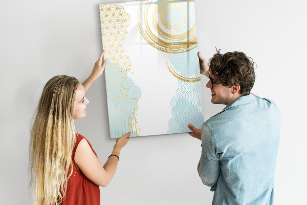 Magnetic dry erase board A creative space for memories and notes