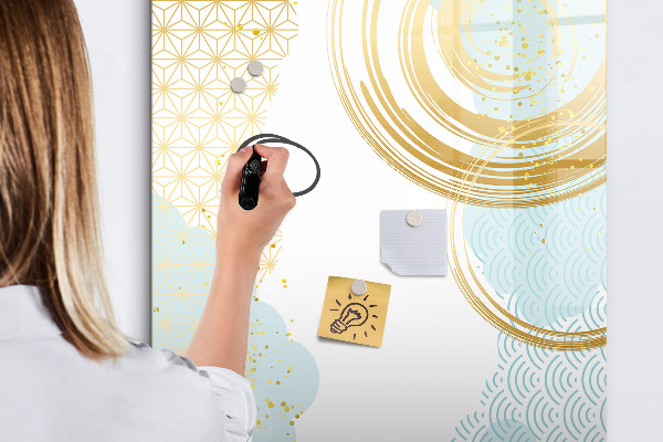 Magnetic dry erase board A creative space for memories and notes