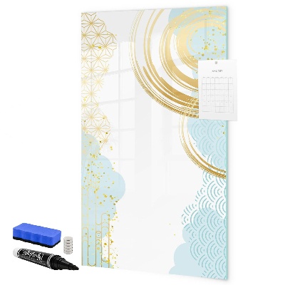 Magnetic dry erase board A creative space for memories and notes