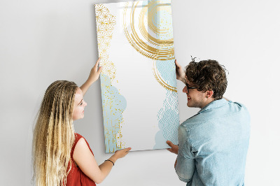 Magnetic dry erase board A creative space for memories and notes