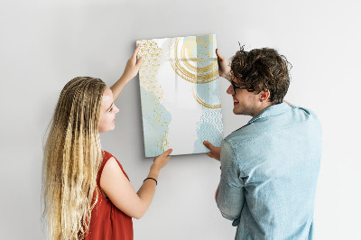 Magnetic dry erase board A creative space for memories and notes