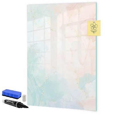 Dry erase board magnetic A colorful board for photos and notes