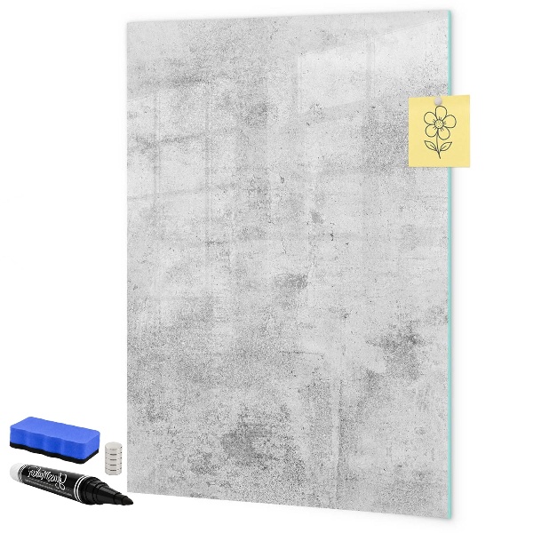 Dry erase board magnetic Modern board for notes and photos