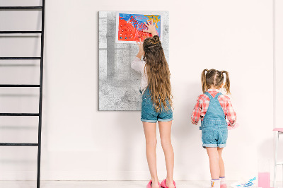 Dry erase board magnetic Modern board for notes and photos