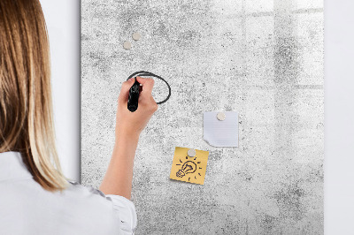 Dry erase board magnetic Modern board for notes and photos
