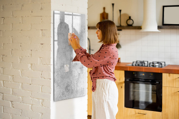 Dry erase board magnetic Modern board for notes and photos
