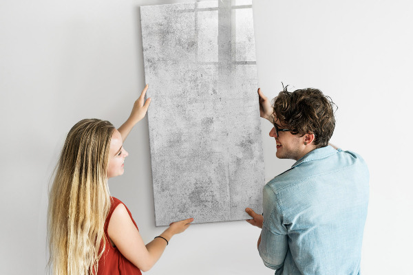 Dry erase board magnetic Modern board for notes and photos