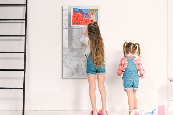 Dry erase board magnetic Modern board for notes and photos