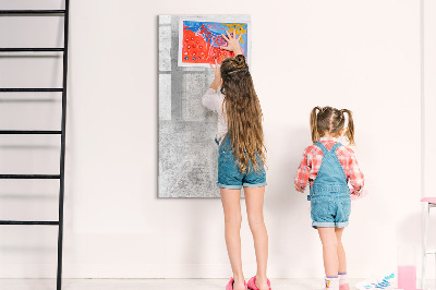 Dry erase board magnetic Modern board for notes and photos