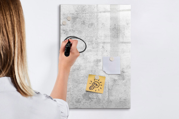 Dry erase board magnetic Modern board for notes and photos
