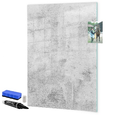 Dry erase board magnetic Modern board for notes and photos