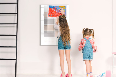 Dry erase board magnetic Weekly planner with space for photos