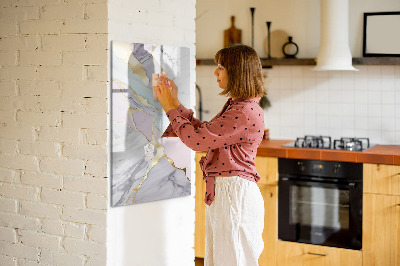 Magnetic dry erase board A stylish board for notes and photos