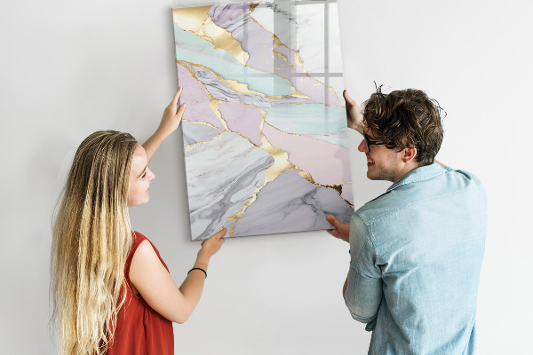 Magnetic dry erase board A stylish board for notes and photos