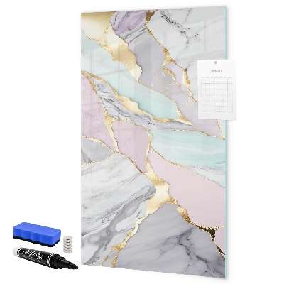 Magnetic dry erase board A stylish board for notes and photos