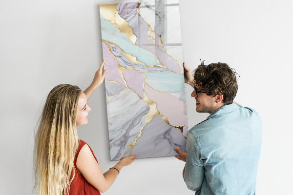 Magnetic dry erase board A stylish board for notes and photos