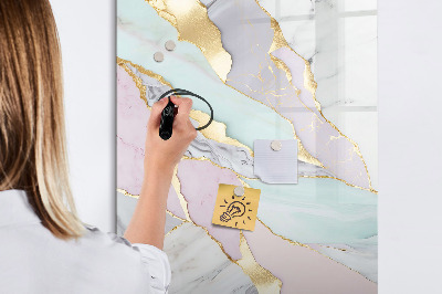 Magnetic dry erase board A stylish board for notes and photos
