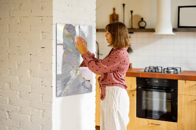 Magnetic dry erase board A stylish board for notes and photos