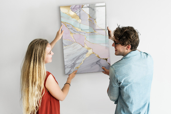 Magnetic dry erase board A stylish board for notes and photos