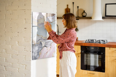 Dry erase board magnetic A stylish board for notes and photos