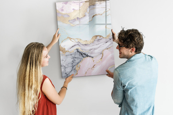 Dry erase board magnetic A stylish board for notes and photos