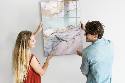 Dry erase board magnetic A stylish board for notes and photos