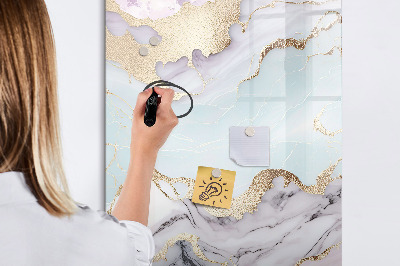 Dry erase board magnetic A stylish board for notes and photos