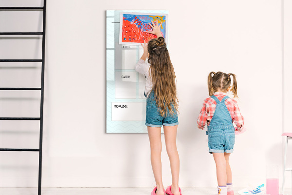 Dry erase board magnetic Vision Board for Life Goals
