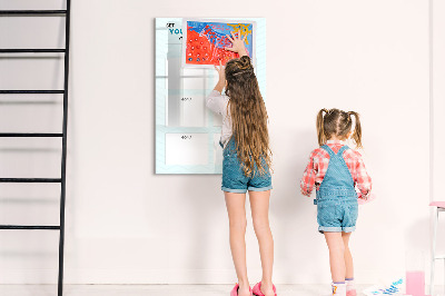 Magnetic dry erase board Planning and achieving personal goals