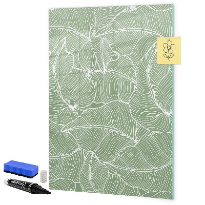Dry erase board magnetic A colorful board for photos and notes