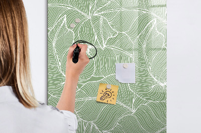 Dry erase board magnetic A colorful board for photos and notes