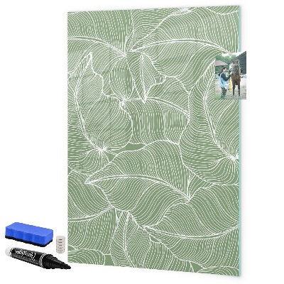 Dry erase board magnetic A colorful board for photos and notes
