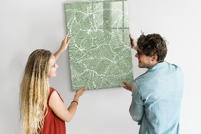 Dry erase board magnetic A colorful board for photos and notes