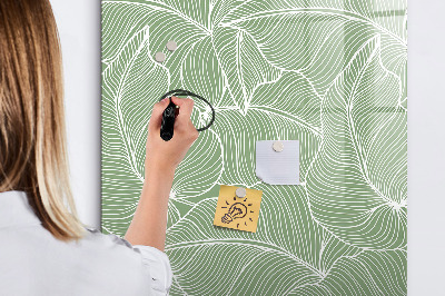 Dry erase board magnetic A colorful board for photos and notes